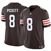 Men & Women & Youth Cleveland Browns #8 Kenny Pickett Brown 2025 F.U.S.E. Vapor Limited Stitched Jersey,baseball caps,new era cap wholesale,wholesale hats